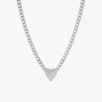 Diamond Puffer Heart Cuban Chain - 图片 4