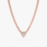 Diamond Puffer Heart Cuban Chain - 图片 6