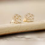 Natural Diamond Rose Studs - 图片 5