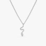 Diamond Snake Necklace - 图片 4