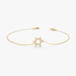 Natural Diamond Star of David Necklace - Image 4