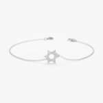 Natural Diamond Star of David Necklace - Image 2