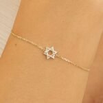 Natural Diamond Star of David Necklace - Image 3