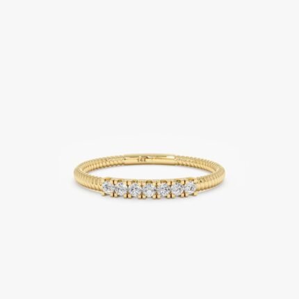 Diamond Textured Rope Band