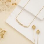 Natural Diamond Twist Necklace - Image 4