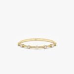 Distance Diamond Half-Eternity Band