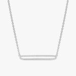 Eternity Natural Diamond Bar Necklace - Image 2