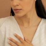 Eternity Natural Diamond Bar Necklace - Image 4