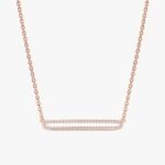 Eternity Natural Diamond Bar Necklace - Image 3