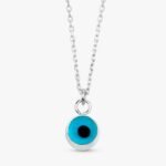 Evil Eye Glass Charm Necklace - 图片 2