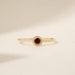 Garnet Art Deco Ring - 图片 3