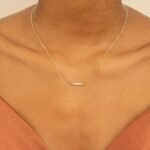 Grey Diamond Station Necklace - Image 4