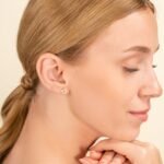 Heart Outline Natural Diamond Studs - 图片 3