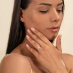 14K Solid Gold Hexagon Moonstone Ring - Image 7