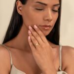 18K Solid Gold Hexagon Opal Ring - 图片 5