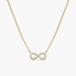 Infinity Natural Diamond Necklace - 图片 2