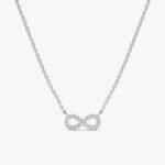 Infinity Natural Diamond Necklace - 图片 4