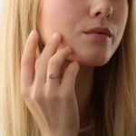 Labradorite and Natural Diamond Engagement Ring - Image 4