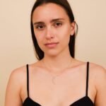 Large Natural Diamond Crescent Necklace - Image 6