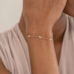 Lightning Bolt Bracelet with Bezel Diamonds - Image 5