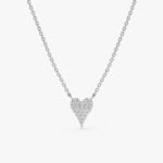 Long Diamond Heart Necklace - 图片 2