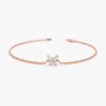 Marquise Diamonds Butterfly Bracelet - 图片 4