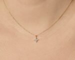 Minimalistic Style Natural Diamond North Star Necklace - Image 4