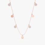 Mixed Coin Drop Necklace - 图片 4