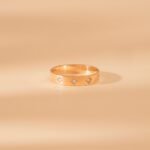 14K Solid Gold Multi Natural Diamond Starburst Band - 图片 3