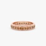 Natural Citrine Eternity Ring - 图片 5