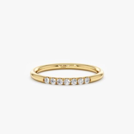 Natural Diamond Stacking Ring