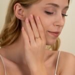 18K Solid Gold Opal Art Deco Ring - 图片 6