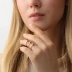 18K Solid Gold Oval Peridot Ring - 图片 4