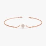 Pave Diamond Star Of David Bracelet - Image 4