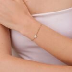 Pearl Heart Cuban Chain Bracelet - 图片 5