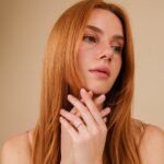 14K Solid Gold Petite Natural Diamond Half Eternity Ring - 图片 3