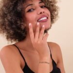 14K Solid Gold Rainbow Sapphire Cuban Chain Bracelet - Image 5