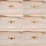 18K Solid Gold Rose Quartz Art Deco Ring - Image 4