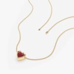 Ruby Heart Necklace - 图片 3