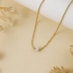 Salt and Pepper Diamond Bead Necklace - 图片 2