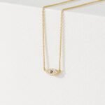 Sapphire & Natural Diamonds Eye Necklace - 图片 4