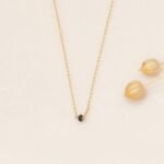 Single Black Diamond Necklace - Image 4