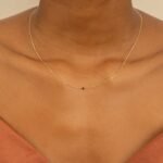 Single Black Diamond Necklace - Image 3