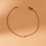 Solitaire Diamond Cuban Chain Bracelet - 图片 3