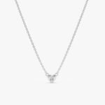Solitaire Diamond Heart Necklace - 图片 5