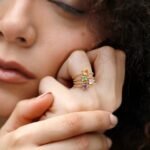 14K Solid Gold Square Rose Quartz Ring - Image 8