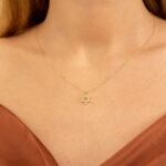 Star of David Natural Diamond Charm Necklace - Image 3