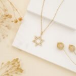 Star of David Natural Diamond Charm Necklace - Image 2