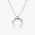 Star Studded Crescent Horn Necklace - 图片 6