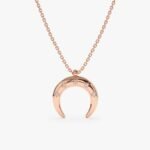 Star Studded Crescent Horn Necklace - 图片 2